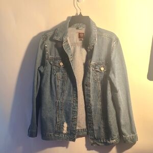 Vintage Blue Denim Trucker Jacket - Size Medium - Classic Jean Jacket